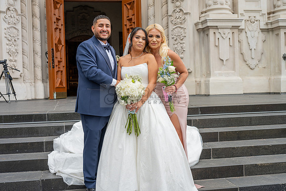 Gustavo and Lupe wedding ceremony at San Vincent Catholic Church