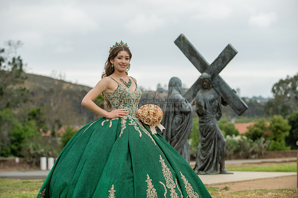 Quinceaneras photoshoot, photographer, videographer at San Luis Rey Mission in Oceanside Ca. 323-633-8283 www.gvphotoandvideo.com