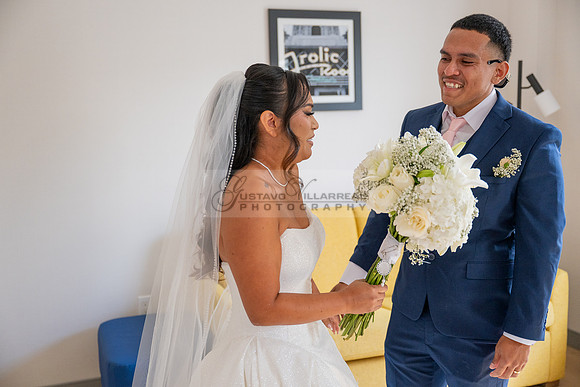 Gustavo and Lupe wedding ceremony at San Vincent Catholic Church