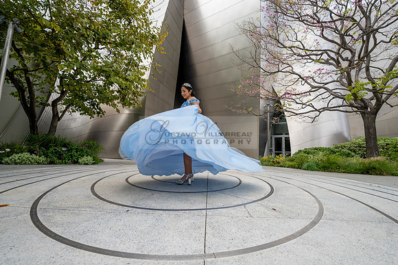 Ximena Citlali quinceanera photoshoot at Walt Disney Concert Hall in Los Angeles Ca. #quinceaneras, #gvphotoandvideo 323-633-8283