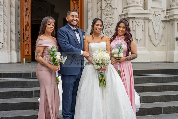 Gustavo and Lupe wedding ceremony at San Vincent Catholic Church