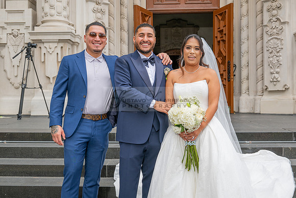 LINK #1-Gustavo and Lupe wedding ceremony at San Vincent Catholic Church in Los Angeles, reception at Blomgren Ranch in Santa Clarita Ca, photography and videography by Gustavo Villarreal, 323-633-828
