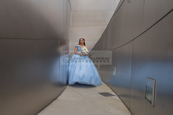 Ximena Citlali quinceanera photoshoot at Walt Disney Concert Hall in Los Angeles Ca. #quinceaneras, #gvphotoandvideo 323-633-8283