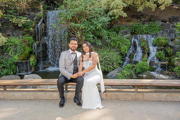 Erick and Yomira wedding, engagement photos at Los Angeles Arboretum & Botanic Garden in Arcadia Ca, images by Gustavo Villarreal Photography, 323-633-8283, www.gvphotoandvideo.com