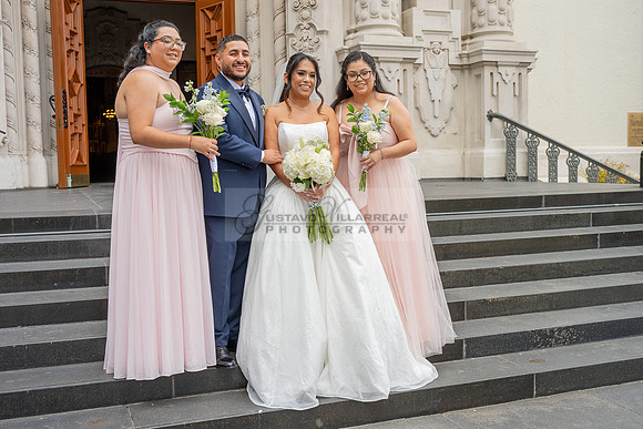 Gustavo and Lupe wedding ceremony at San Vincent Catholic Church