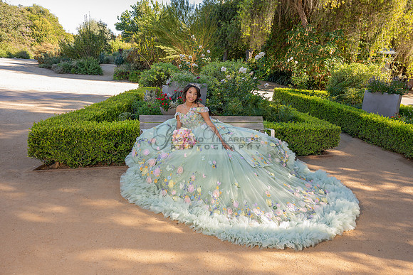 Emma Gutierrez quinceanera photo shoot, videos at South Coast Botanic Garden in Palos Verdes States Ca by Gustavo Villarreal Photography, 323-633-8283, www.gvphotoandvideo.com