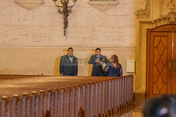 Gustavo and Lupe wedding ceremony at San Vincent Catholic Church