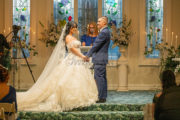 Karina and Raul Wedding celebration, ceremony, reception at The