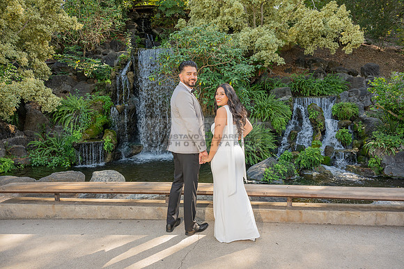 Erick and Yomira wedding, engagement photos at Los Angeles Arboretum & Botanic Garden in Arcadia Ca, images by Gustavo Villarreal Photography, 323-633-8283, www.gvphotoandvideo.com