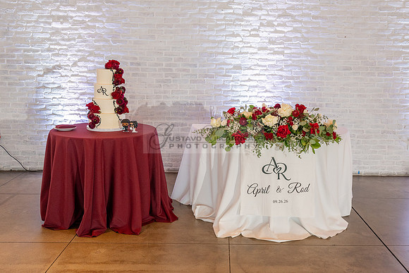 April and Rod wedding ceremony, reception, celebration at The Co