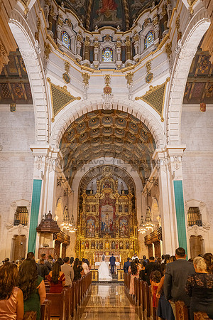 Gustavo and Lupe wedding ceremony at San Vincent Catholic Church