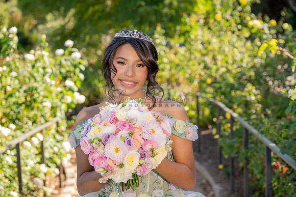 Emma Gutierrez quinceanera photo shoot, videos at South Coast Botanic Garden in Palos Verdes States Ca by Gustavo Villarreal Photography, 323-633-8283, www.gvphotoandvideo.com