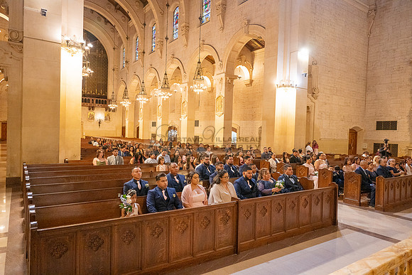 Gustavo and Lupe wedding ceremony at San Vincent Catholic Church