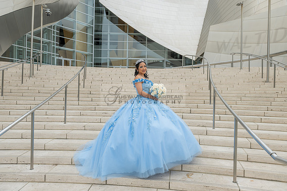 Ximena Citlali quinceanera photoshoot at Walt Disney Concert Hall in Los Angeles Ca. #quinceaneras, #gvphotoandvideo 323-633-8283