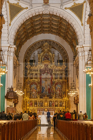 Gustavo and Lupe wedding ceremony at San Vincent Catholic Church