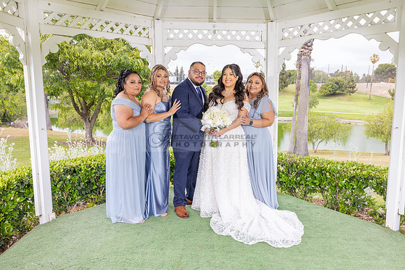 Thalial and Francisco wedding reception at La Mirada Golf course in