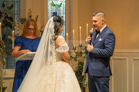 Karina and Raul Wedding celebration, ceremony, reception at The
