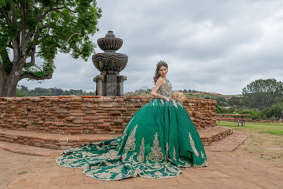 Quinceaneras photoshoot, photographer, videographer at San Luis Rey Mission in Oceanside Ca. 323-633-8283 www.gvphotoandvideo.com