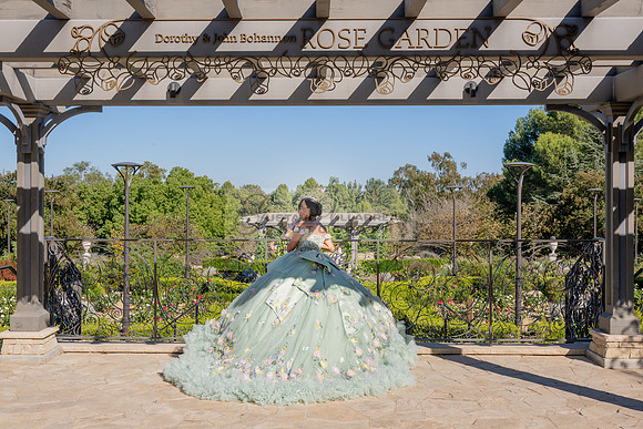 Emma Gutierrez quinceanera photo shoot, videos at South Coast Botanic Garden in Palos Verdes States Ca by Gustavo Villarreal Photography, 323-633-8283, www.gvphotoandvideo.com