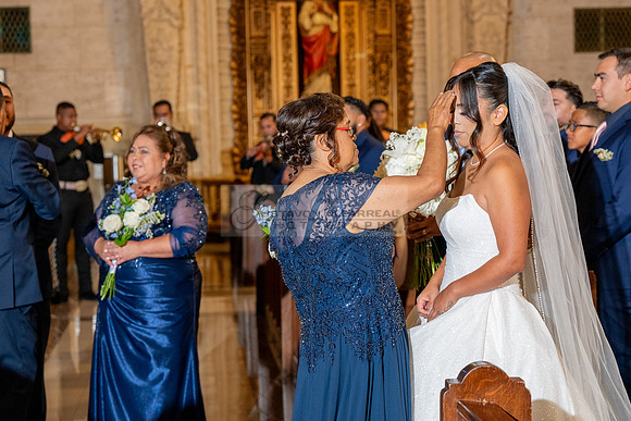 Gustavo and Lupe wedding ceremony at San Vincent Catholic Church