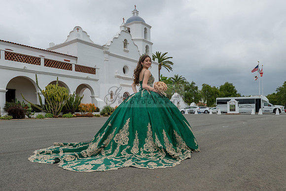 Quinceaneras photoshoot, photographer, videographer at San Luis Rey Mission in Oceanside Ca. 323-633-8283 www.gvphotoandvideo.com