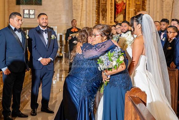 Gustavo and Lupe wedding ceremony at San Vincent Catholic Church