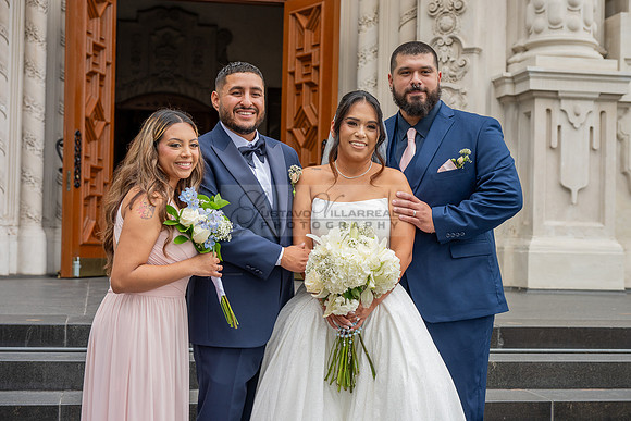 Gustavo and Lupe wedding ceremony at San Vincent Catholic Church