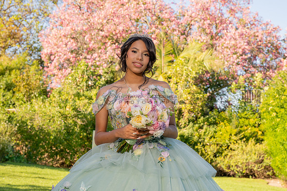 Emma Gutierrez quinceanera photo shoot, videos at South Coast Botanic Garden in Palos Verdes States Ca by Gustavo Villarreal Photography, 323-633-8283, www.gvphotoandvideo.com