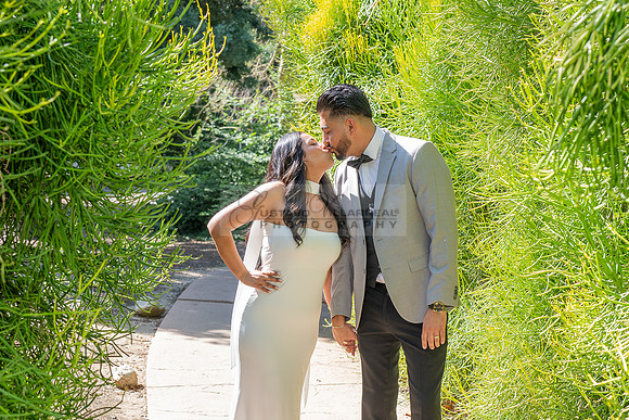Erick and Yomira wedding, engagement photos at Los Angeles Arbor
