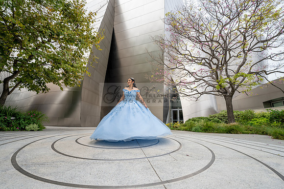 Ximena Citlali quinceanera photoshoot at Walt Disney Concert Hall in Los Angeles Ca. #quinceaneras, #gvphotoandvideo 323-633-8283