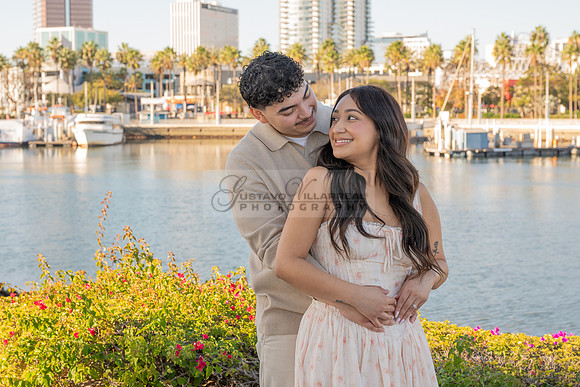 Christopher and Andrea engagement, wedding, photos at Lions Lighthouse in Long Beach California, photographs, images by Gustavo Villarreal photography, 323-633-8283, www.gvphotoandvideo.com