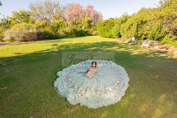 Emma Gutierrez quinceanera photo shoot, videos at South Coast Botanic Garden in Palos Verdes States Ca by Gustavo Villarreal Photography, 323-633-8283, www.gvphotoandvideo.com