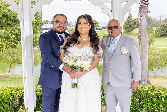 Thalial and Francisco wedding reception at La Mirada Golf course in