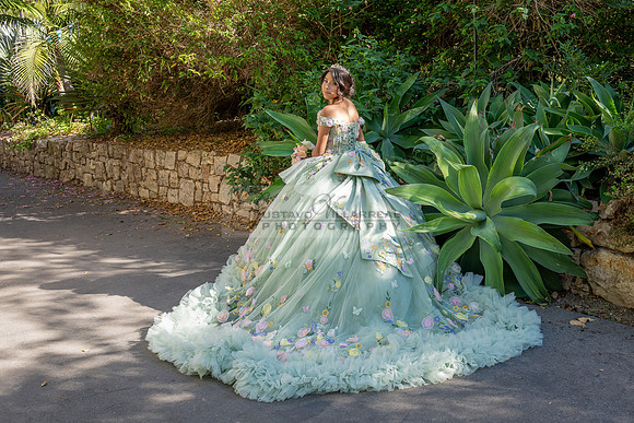 Emma Gutierrez quinceanera photo shoot, videos at South Coast Bo