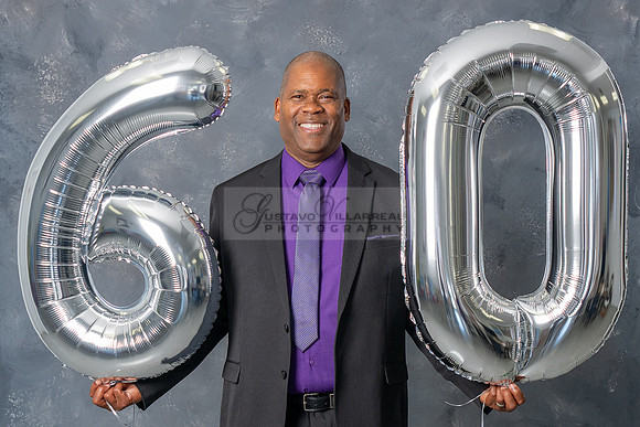 Darron Cunningham 60th Birthday photo session in the studio in Whittier Ca by Gustavo Villarreal Photography, 323-633-8283, www.gvphotoandvideo.com