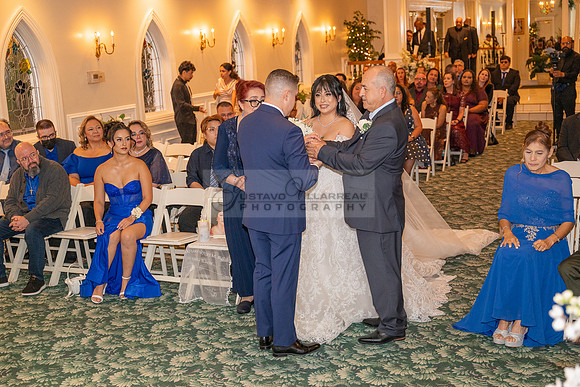 Karina and Raul Wedding celebration, ceremony, reception at The