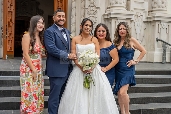 Gustavo and Lupe wedding ceremony at San Vincent Catholic Church