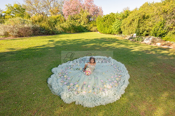 Emma Gutierrez quinceanera photo shoot, videos at South Coast Botanic Garden in Palos Verdes States Ca by Gustavo Villarreal Photography, 323-633-8283, www.gvphotoandvideo.com