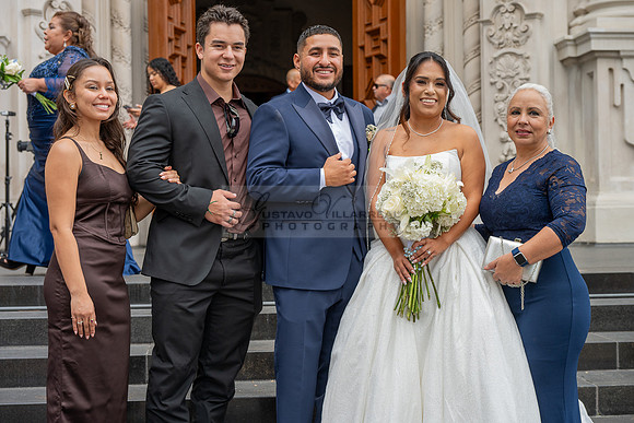 Gustavo and Lupe wedding ceremony at San Vincent Catholic Church