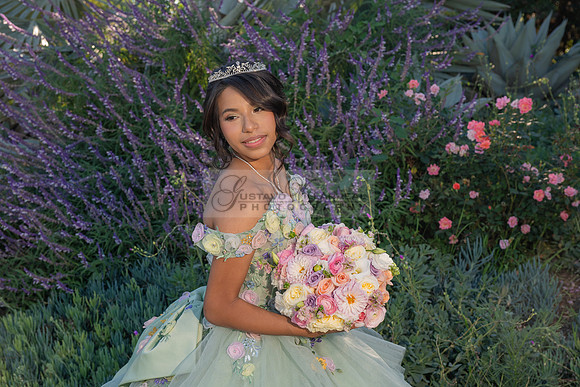 Emma Gutierrez quinceanera photo shoot, videos at South Coast Botanic Garden in Palos Verdes States Ca by Gustavo Villarreal Photography, 323-633-8283, www.gvphotoandvideo.com