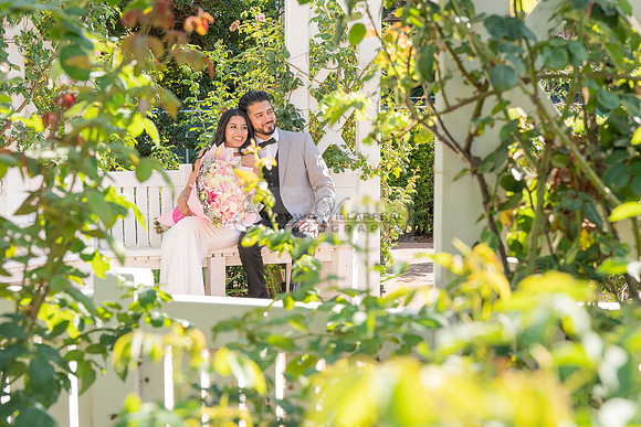 Erick and Yomira wedding, engagement photos at Los Angeles Arboretum & Botanic Garden in Arcadia Ca, images by Gustavo Villarreal Photography, 323-633-8283, www.gvphotoandvideo.com