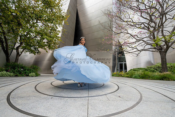 Ximena Citlali quinceanera photoshoot at Walt Disney Concert Hall in Los Angeles Ca. #quinceaneras, #gvphotoandvideo 323-633-8283