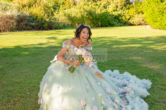 Emma Gutierrez quinceanera photo shoot, videos at South Coast Botanic Garden in Palos Verdes States Ca by Gustavo Villarreal Photography, 323-633-8283, www.gvphotoandvideo.com