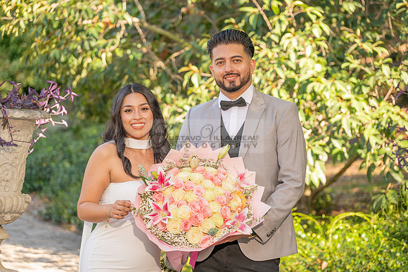 Erick and Yomira wedding, engagement photos at Los Angeles Arboretum & Botanic Garden in Arcadia Ca, images by Gustavo Villarreal Photography, 323-633-8283, www.gvphotoandvideo.com