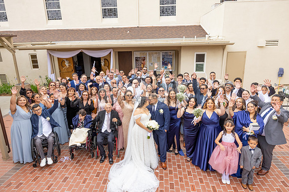 Thalial and Francisco wedding reception at La Mirada Golf course in