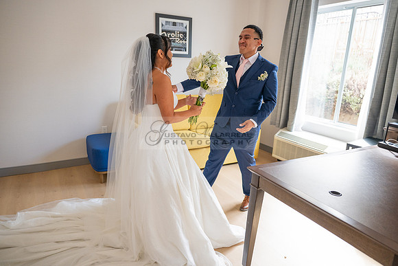 Gustavo and Lupe wedding ceremony at San Vincent Catholic Church