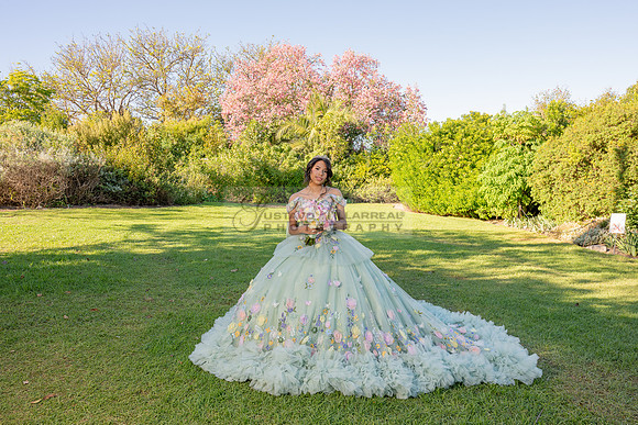 Emma Gutierrez quinceanera photo shoot, videos at South Coast Botanic Garden in Palos Verdes States Ca by Gustavo Villarreal Photography, 323-633-8283, www.gvphotoandvideo.com