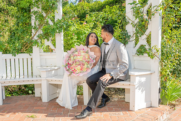 Erick and Yomira wedding, engagement photos at Los Angeles Arboretum & Botanic Garden in Arcadia Ca, images by Gustavo Villarreal Photography, 323-633-8283, www.gvphotoandvideo.com