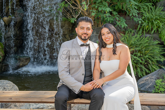 Erick and Yomira wedding, engagement photos at Los Angeles Arboretum & Botanic Garden in Arcadia Ca, images by Gustavo Villarreal Photography, 323-633-8283, www.gvphotoandvideo.com
