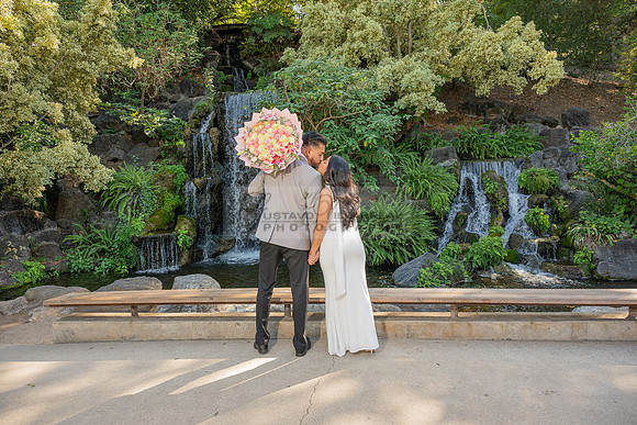 Erick and Yomira wedding, engagement photos at Los Angeles Arboretum & Botanic Garden in Arcadia Ca, images by Gustavo Villarreal Photography, 323-633-8283, www.gvphotoandvideo.com